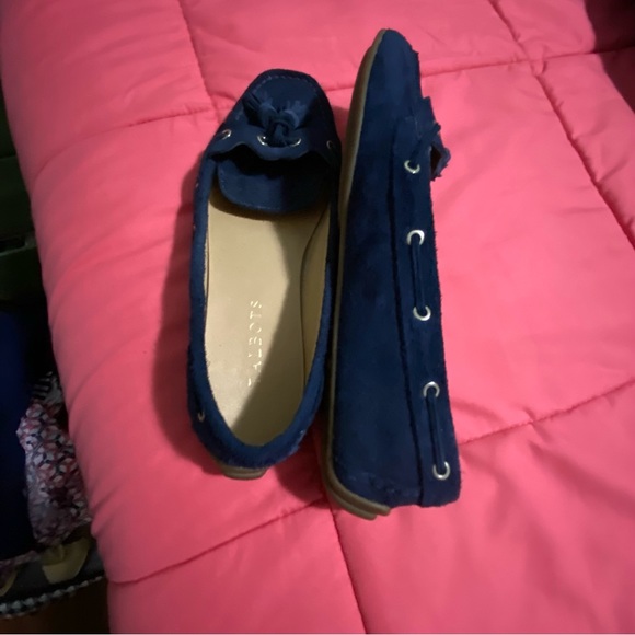 COPY - Talbots size 7 blue driving moccasins *Final Price* - Picture 2 of 4